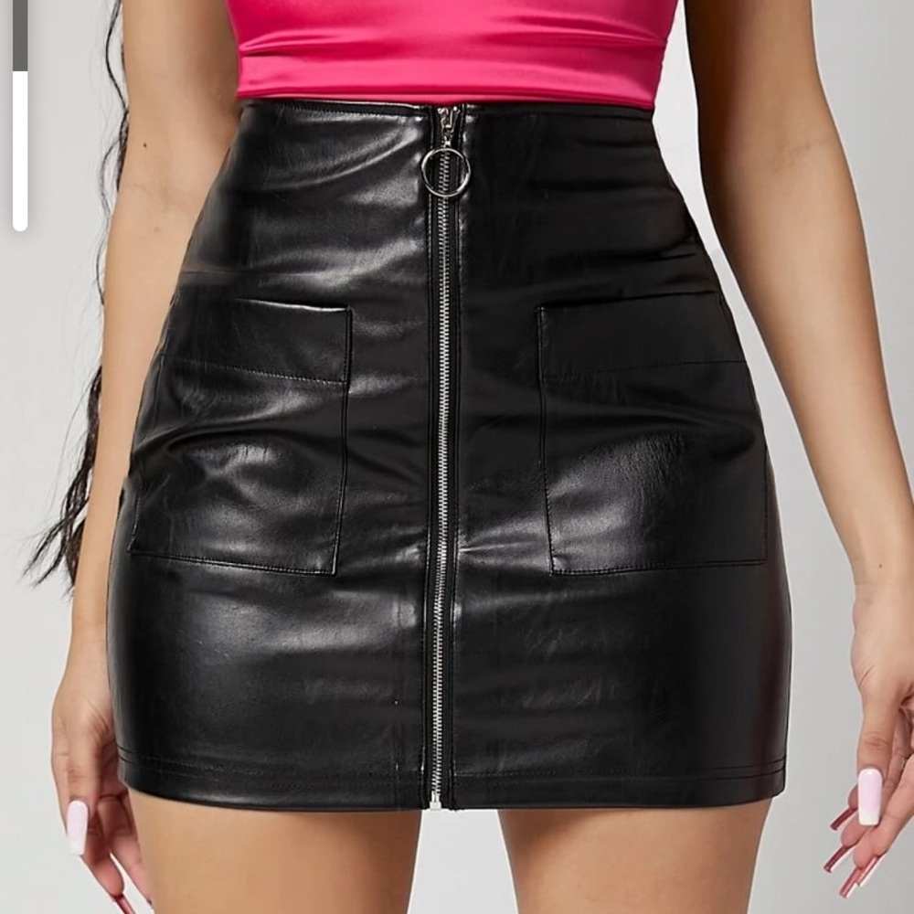 SHEIN Black Mini Pencil Skirt Night Out